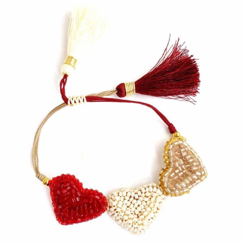 3 Hearts Bracelet - Wayra Beachwear