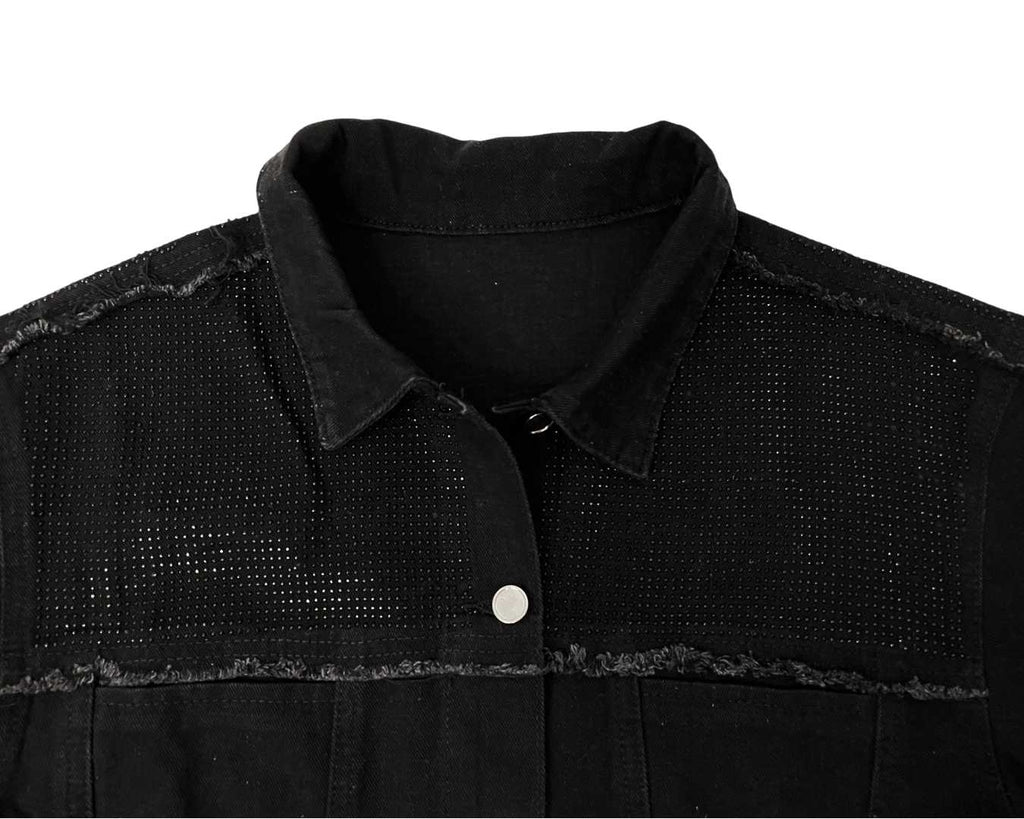 Black Denim Jacket - Wayra Beachwear