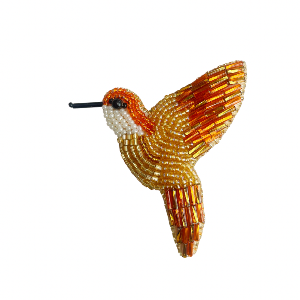 Handcrafted Beaded Pin