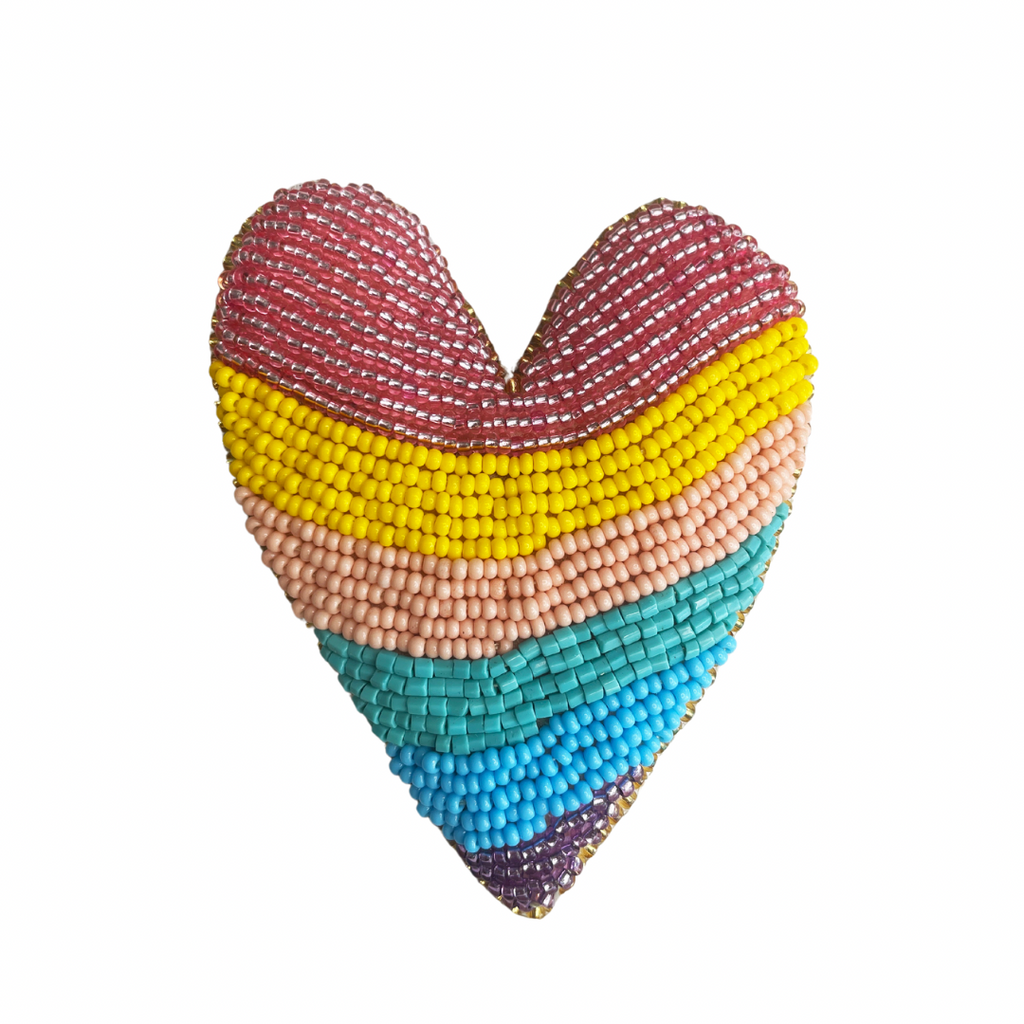 Rainbow Heart Pin