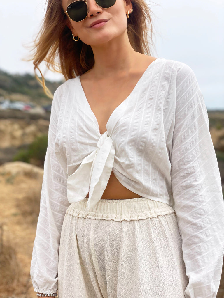 Embroidered Cotton Blouse