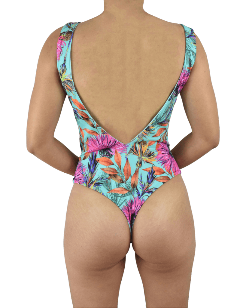 Tropic Mint One Piece - Wayra Beachwear